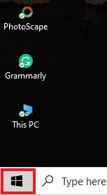 Klikk på Windows-ikonet