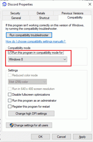 Seleziona una versione di Windows compatibile con Discord sul tuo PC