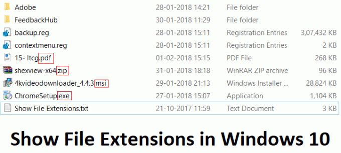 Windows 10에서 파일 확장명을 표시하는 방법