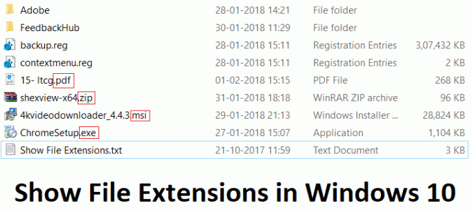 Cómo mostrar extensiones de archivo en Windows 10