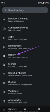 Batterieeinstellungen Android 1