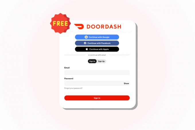 Je účet DoorDash bezplatný?