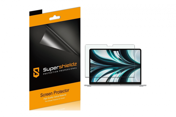 Najlepšia ochrana obrazovky pre MacBook Air M2 Supershieldz Screen Protector 13 palcov