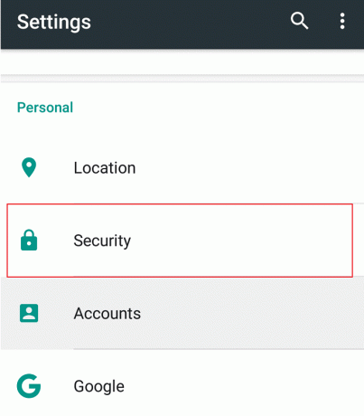 U odjeljku Postavke potražite opciju Sigurnost | Uklonite Android viruse bez vraćanja na tvorničke postavke