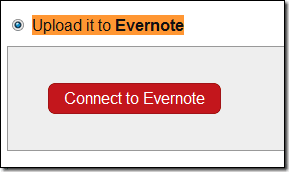 Opret forbindelse til Evernote