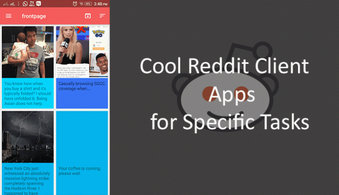 تطبيقات العميل Reddit Android