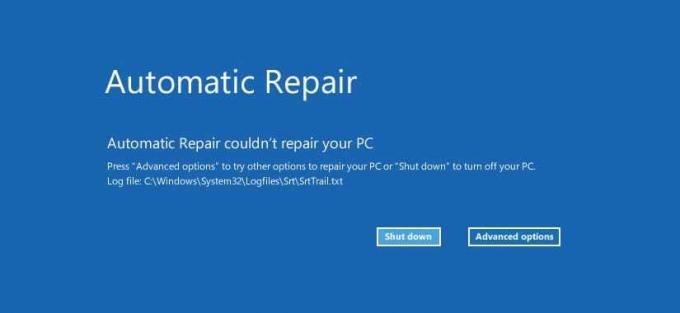 Correggi il ciclo infinito di riparazione all'avvio su Windows 10