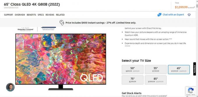 Samsung Q80B | Beste oppskalerende 4k-TV