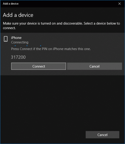 Veți primi o solicitare de conectare pe ambele dispozitive, faceți clic pe Conectare | Cum se utilizează Blocarea dinamică în Windows 10