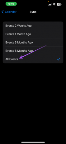 синхронізувати всі налаштування календаря подій iphone