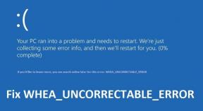 Beheben Sie WHEA_UNCORRECTABLE_ERROR unter Windows 10
