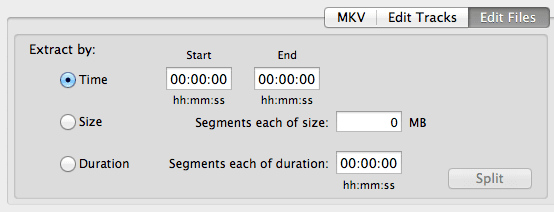 Ferramentas de extração do Mkvtools