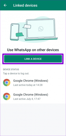 Свържете устройство с WhatsApp