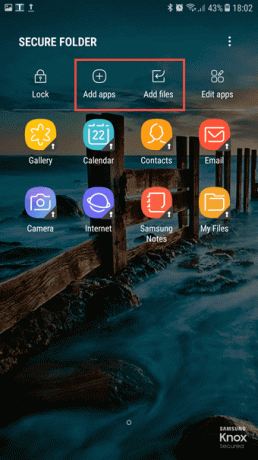 Jak korzystać z bezpiecznego folderu w Samsung Galaxy J7 Pro Max 5